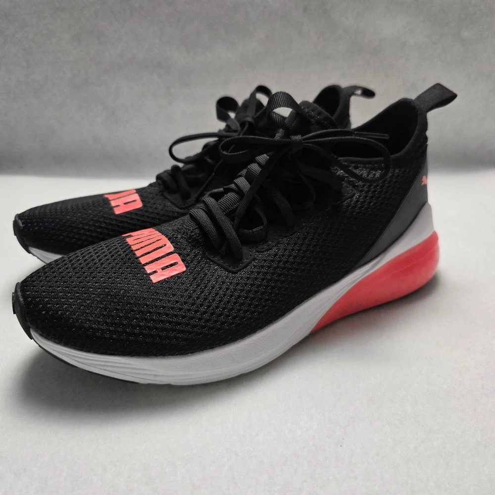Puma Cell Vive Women Running Shoes Black Pink 195425-03 Size 9